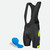 Men's All Day Cycling Bib-Shorts in Safety Yellow with Chamois Pad|safety yellow|primary