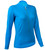 Women's Royal Blue Brushed Fleece Long Sleeve Cycling Jersey|royal|primary