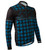 Men's Teal Lumberjack Long Sleeve Cycling Jersey