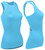 Light Blue Women's Cycling Tank Top Full View