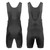 Men's 3D Gel Padded Black Bike Bib-Shorts Off Front and Off Back View