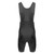 Men's 3D Gel Padded Black Bike Bib-Shorts Back View