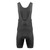 Men's 3D Gel Padded Black Bike Bib-Shorts Front View