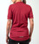 Women's Short Sleeve Burgundy Cycling Jersey Model View 3