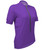 Women's Short Sleeve Purple Cycling Jersey Off Front View