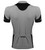 Men's Descend Cycling Jersey in Charcoal Back View