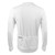 Men's White Eclipse Sun Protection Cycling Shirt Back View