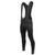 Men's Black All Day Stretch Fleece Padded Cycling Bib-Tights|black|primary
