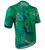 Men's Tropical Print Peloton Bike Jersey Off Front View