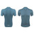Men's Slate Canyon Cycling Jersey Front and Back View