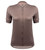 Women's Cocoa Core Short Sleeve Cycling Jersey Off Front View