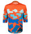 Men's Orange and Blue Tectonic Plates MTB Jersey|orange|primary