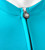 Men's ECO Recycled Fabric Basic Cycling Jersey Zipper Pull and Collar Detail