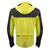 Men's Waterproof High-Visibility Reflective Cycling Rain Jacket Back View
