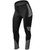 Women's Heathered Gray Luna Cycling Tights Off Front View