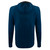 Teal Merino Wool Hoodie Back