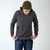 Charcoal Merino Wool Hoodie|charcoal|primary Model Shot