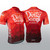 2023 Red Dirty Dozen Cycling Jersey Front and Back View