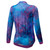 Women's Leaves Lightweight Long Sleeve Bike Jersey Off Back View