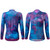 Women's Leaves Lightweight Long Sleeve Bike Jersey Front and Back View