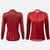 Women's Freedom Flag Lightweight Long Sleeve Bike Jersey Front and Back View