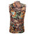 Women's Graffiti Print Sleeveless Cycling Jersey Back View