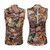 Women's Graffiti Print Sleeveless Cycling Jersey Front and Back View