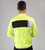 Men's Safety Yellow Block Lightweight Sun Protection Long Sleeve Jersey Model Back View