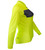 Women's Safety Yellow Block Sun Protection Long Sleeve Classic Jersey Back View