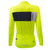 Women's Safety Yellow Block Sun Protection Long Sleeve Classic Jersey Back View