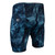 Motion Wild Print Graphite Print Bike Short Off Back View