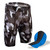 Motion Wild Print Peace Graphite Bike Short with Chamois