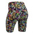 Motion Wild Print Peace Print Bike Short Off Back View
