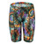 Motion Wild Print Peace Tie Dye Bike Short Front View