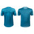 Men's Blue Mountain Active Performance T-Shirt Front and Back View