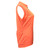 Women's Coral Orange Thrive Lightweight Sleeveless Cycling Jersey Side View