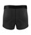 Men's Black High Performance 3-inch Inseam Padded Cycling Boxer Briefs Back View