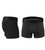 Men's Black High Performance 3-inch Inseam Unpadded Athletic Boxer Briefs Side and Front View