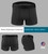 Men's High Performance 3-inch Inseam Padded and Unpadded Boxer Briefs