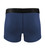 Men's Navy Blue High Performance 3-inch Inseam Unpadded Athletic Boxer Briefs Back View