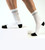 Charcoal Grey Classic Kruzer Thick Padding Athletic Socks Model View