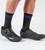 Black and Royal Blue Classic Kruzer Thick Padding Athletic Socks Model View