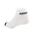 White Lightweight Performance Blend Athletic Ankle Socks Off Back View