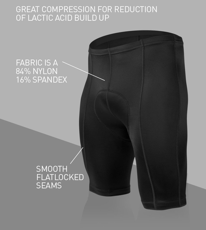 Cycling Short Padded Anti Chafe Bike Shorts