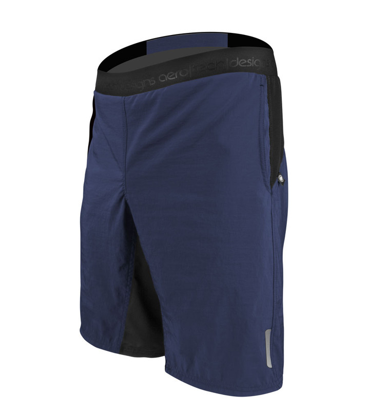Men's USA MTB PADDED Mountain Bike Shorts with Shorter 8 Inseam