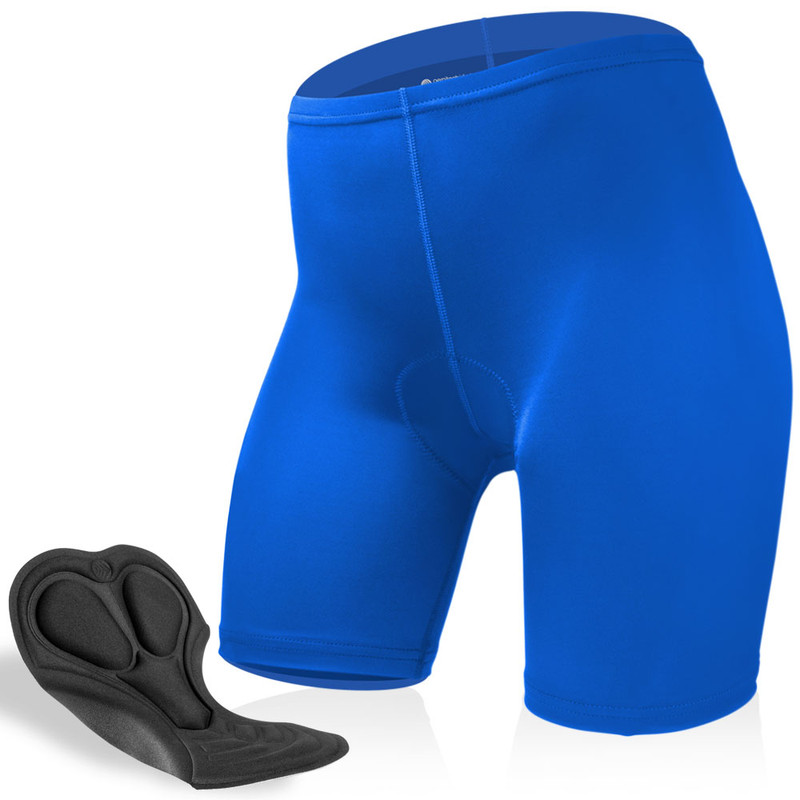 Women's Eco-Daily 3D Padded Cycling Shorts-PS6011-Blue