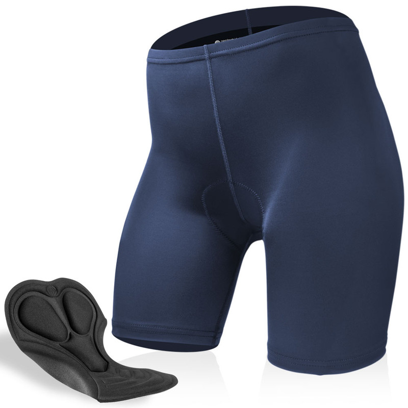 2022 Pro Team Navy Blue Bicicleta Shorts With Sponge Pants Pad For