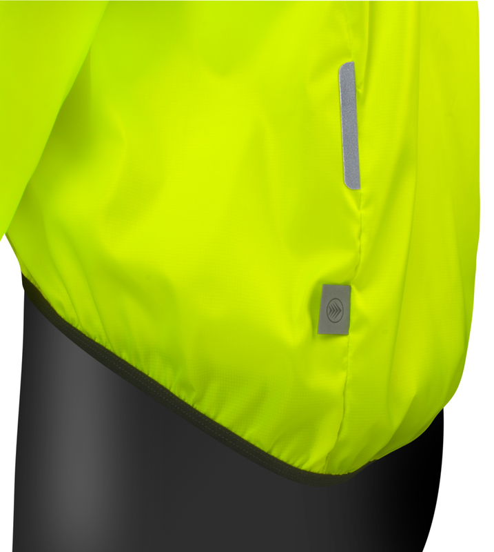 Women's USA Windbreak Cycling Jacket | High Visibility Safety Coat