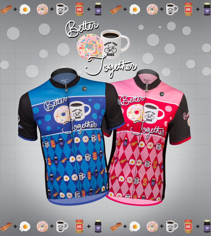 his and hers matching cycling jerseys