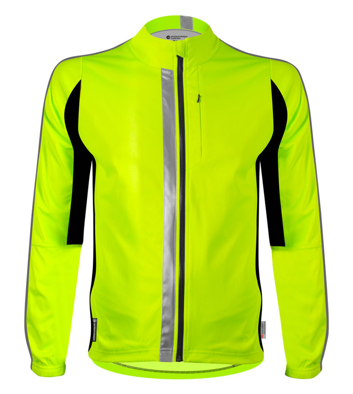 Men's 3M Enhanced Visibility Softshell Cycling Jacket